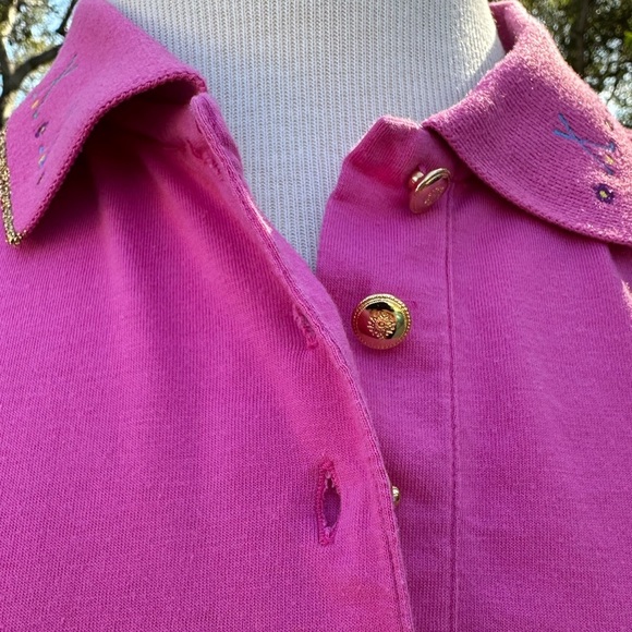 David Smith Embroidered Golf Polo - size L - Picture 4 of 7